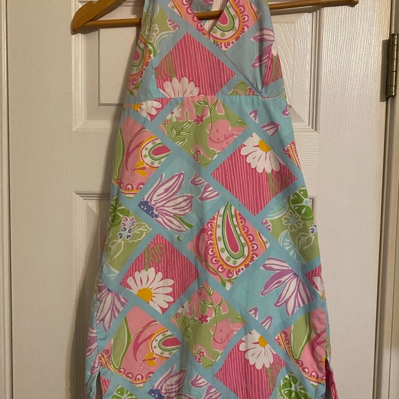 Pulitzer White Label Tropical Halter Floral Dress - Picture 2 of 6